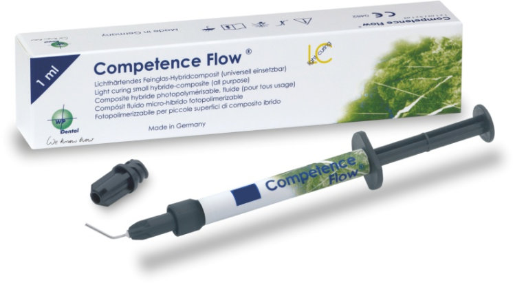 Компетенс / Competence Flow (A3) - жидкотекучий микрогибридный композит (3.5г), WP Dental / Германия