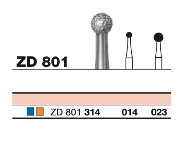 Бор  алмазный D+Z /ZD 801 314.014