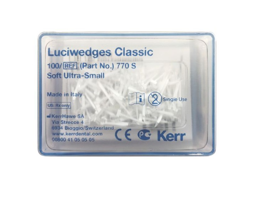 Клинья Luciwedge Classic Soft Ultra Small - светопроводящие ультрамаленькие (100шт), Kerr / США